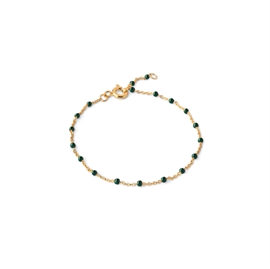 ENAMEL Copenhagen Lola Bracelet - Petrol Green hos parfumerihamoghende.dk 